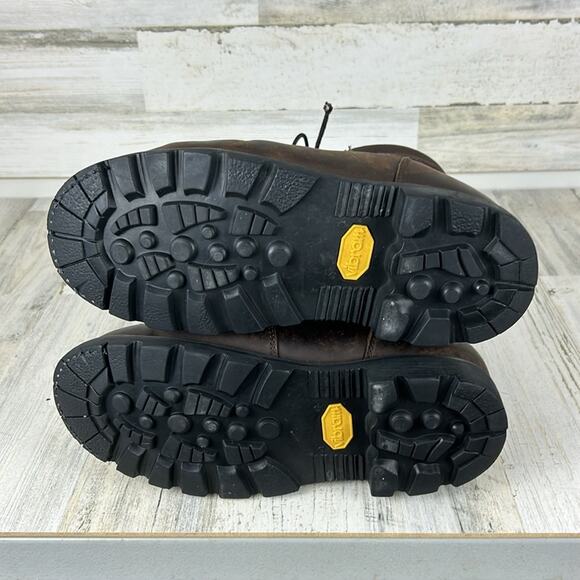 Rocky Men’s 10 Brown Leather Lace-Up Gore-Tex Steel Toe Work Boots Outdoor - Picture 7 of 8